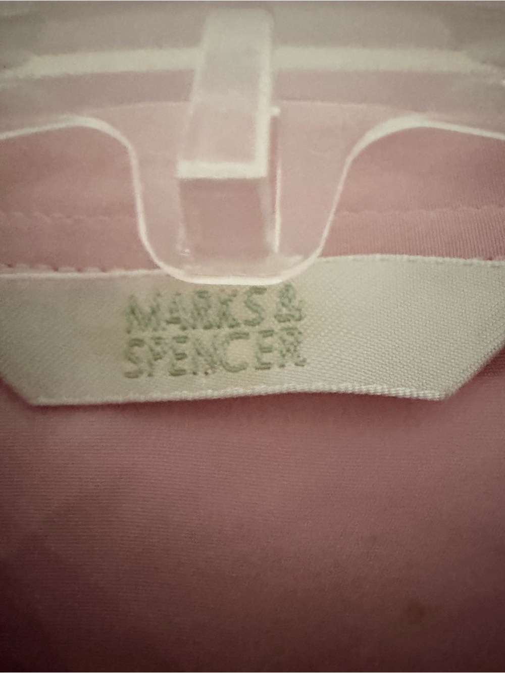 Marks & Spencer Pale Pink Short-Sleeve Floral Button-Up Blouse - Picture 4 of 9
